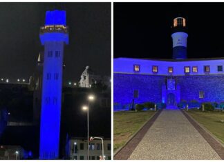 Cartões postais de Salvador são iluminados de azul em homenagem a profissionais da psicologia