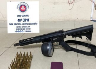 AR em Mata Escura: fuzil apreendido com assassino do tenente Grec