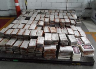 Receita Federal apreende 1,2 tonelada de cocaína no Porto de Santos