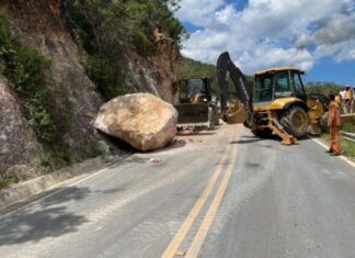 BA-849, do entroncamento da BR-242 até Palmeiras, tem tráfego liberado