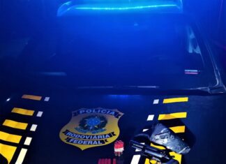 PRF apreende revólver cal. 36mm e munições após abordagem a veículo no Oeste da Bahia