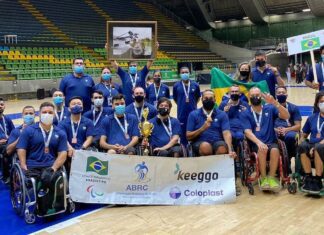 Brasil garante vaga inédita em Mundial de Rugby em cadeira de rodas