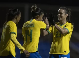 Gabi Nunes marca duas vezes e Brasil vence Hungria por 3 a 1
