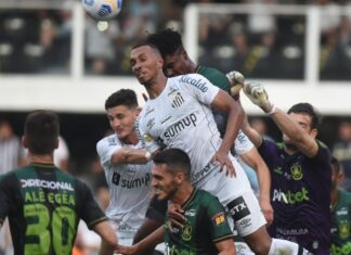 Na Vila Belmiro, Santos e América-MG medem forças pelo Brasileiro