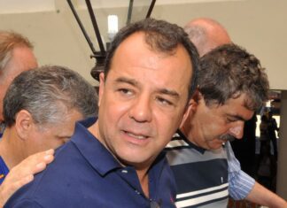 Cabral está na unidade prisional do Corpo de Bombeiros no Rio