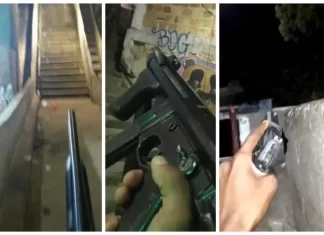 Após facção exibir armas e expulsar famílias, PM faz operação na Gamboa sem prazo de encerramento