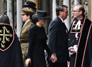 Presidente Bolsonaro participa do funeral da rainha Elizabeth II