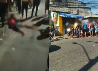 Um homem é baleado e outro é linchado em Salvador após serem acusados de roubo