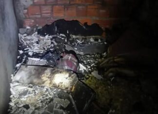 Homem é impedido de agredir mulher e incendeia casa em Jacobina