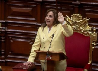 Nova presidente do Peru pedirá ao Congresso que antecipe eleições