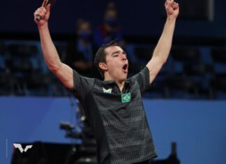 Hugo Calderano avança às quartas do WTT Contender na África do Sul