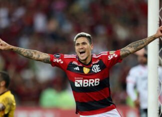 Com dois de Pedro, Flamengo vence a primeira na Libertadores 2023
