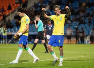 Brasil goleia República Dominicana por 6 a 0 no Mundial Sub-20