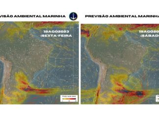 Marinha alerta navegantes sobre formação de ciclone extratropical nesta sexta-feira