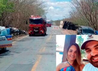 Casal morre e bebê sai ileso após colisão na MGC-122; vítimas retornavam da Chapada Diamantina