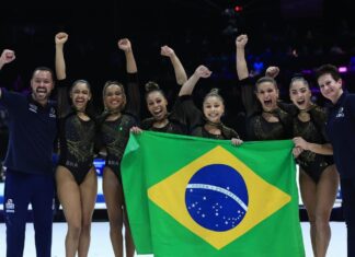 Ginástica Artística: Brasil é prata na disputa de equipes femininas