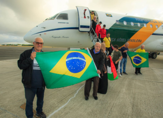 Grupo de brasileiros repatriados da Cisjordânia chega ao Recife