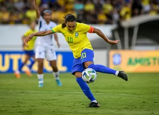 Com direito a gol de Marta, Brasil encerra 2023 vencendo a Nicarágua