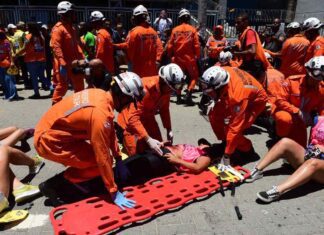 Simulado prepara profissionais para atendimento a múltiplas vítimas no Carnaval