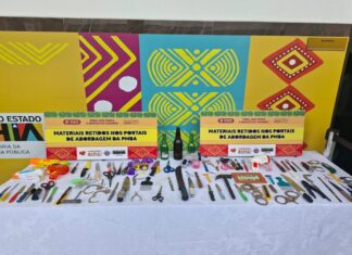 Mais de mil objetos proibidos são retidos pela PM no 1ª dia de Carnaval