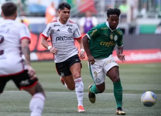 Flamengo e Palmeiras ficam no 0 a 0 pela Série A do Brasileiro