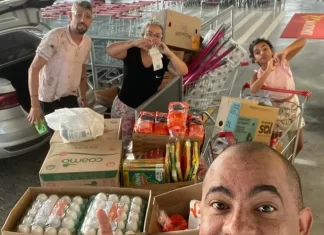 Gaúcho realiza trabalho voluntário para socorrer vítimas das enchentes em Gramado