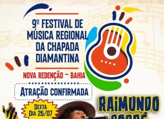 26 composições disputarão o 9º Festival de Música Regional da Chapada Diamantina em Nova Redenção