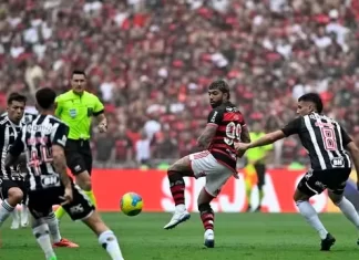 Flamengo vence Atlético-MG por 3 a 1 no primeiro jogo da final da Copa do Brasil