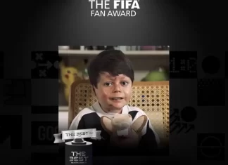 The Fifa Best: Vascaíno, menino Gui vence prêmio de torcedor do ano