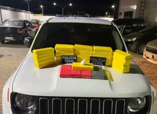 Polícia Civil prende em flagrante homem que transportava 30 quilos de cocaína