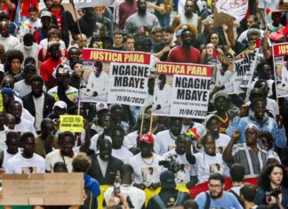 Ato em São Paulo pede justiça no caso de senegalês morto por PM