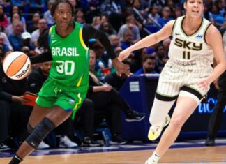 Em tour pelos EUA, seleção brasileira cai para o Chicago Sky, da WNBA Em tour pelos EUA, seleção brasileira cai para o Chicago Sky, da WNBA