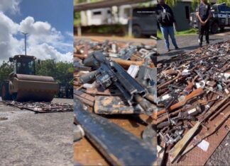 Polícia Civil Da Bahia Destrói Mais De 1 Tonelada De Armas Apreendidas