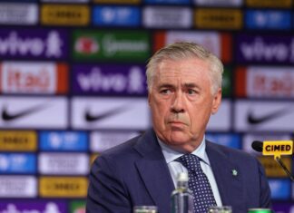 Carlo Ancelotti é apresentado pela CBF e faz primeira convocação