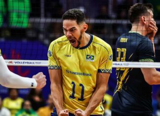Após início apagado, Brasil vence Ucrânia de virada na Liga das Nações Após início apagado, Brasil vence Ucrânia de virada na Liga das Nações