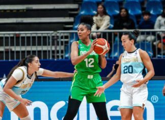 Brasil estreia vencendo a Argentina na Americup de basquete Brasil estreia vencendo a Argentina na Americup de basquete