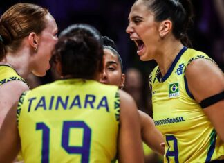 Brasil sofre, mas derrota Alemanha na Liga das Nações de vôlei Brasil sofre, mas derrota Alemanha na Liga das Nações de vôlei