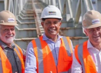 Governador Jerônimo Rodrigues Acompanha Obras Do VLT Em Salvador