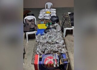 PM Apreende Metralhadora E 28 Kg De Maconha Em Fazenda Coutos
