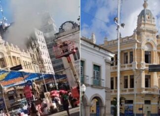 Princípio De Incêndio Atinge Cozinha De Hotel No Palacete Tira Chapéu
