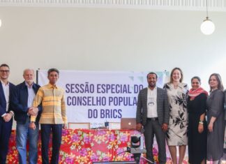 Movimentos sociais do Brics entregam propostas para chefes de Estado Movimentos sociais do Brics entregam propostas para chefes de Estado