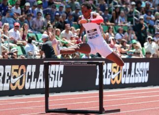 Alison dos Santos supera campeão olímpico em palco de título mundial Alison dos Santos supera campeão olímpico em palco de título mundial