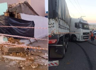 Carreta Atinge Casas Após Falha Em Ladeira Em Vitória Da Conquista; Saiba Mais