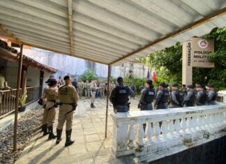 PM Realiza Operação Na Federação Para Reforçar Segurança