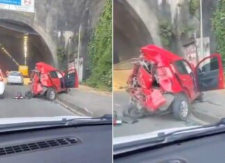VÍDEO: Acidente Entre Carro E ônibus Causa Lentidão Na Via Expressa Em Salvador