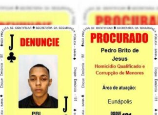 Nova Carta Do Baralho Do Crime! Chefe De Facção é O Novo Valete De Paus