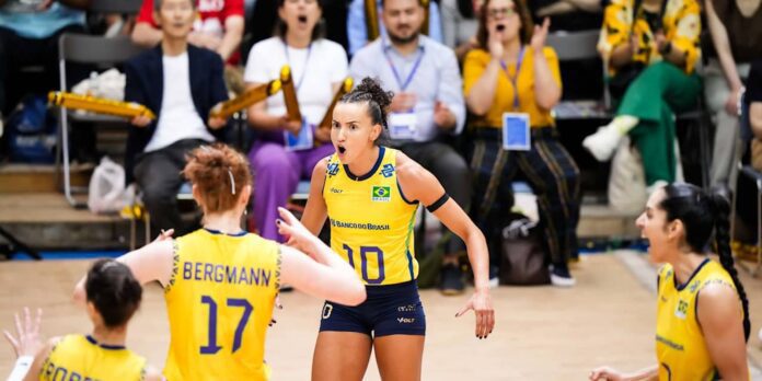 Liga das Nações de Vôlei: Brasil vence Polônia e assume vice-liderança