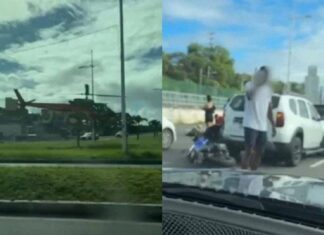 Acidente Grave Entre Carro E Moto Causa Congestionamento Na Paralela, Em Salvador