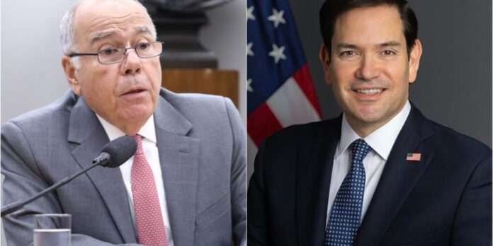 Mauro Vieira se reúne com Marco Rubio nos Estados Unidos
