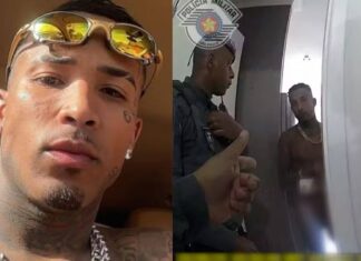 Vídeo Mostra Momento Em Que Gato Preto é Detido Nu Em Seu Apartamento